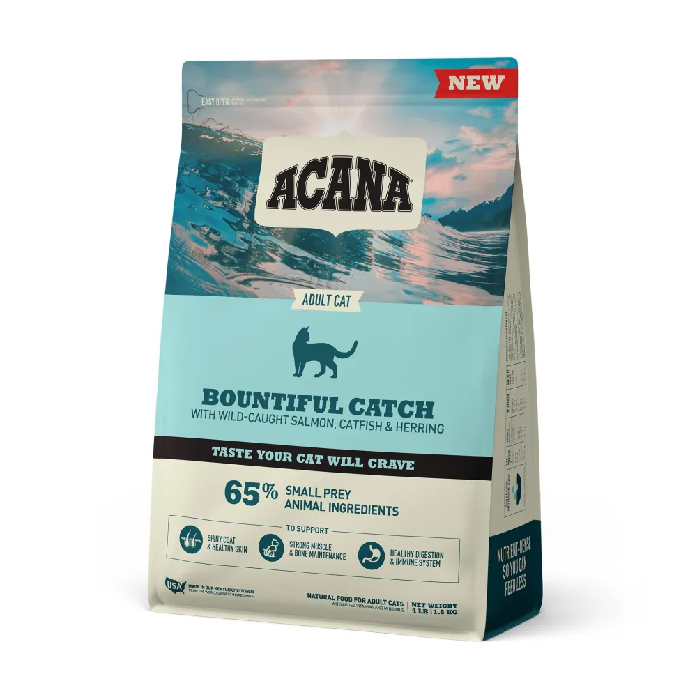 Acana Dry Food^Bountiful Catch Dry Cat Food, 4-lb