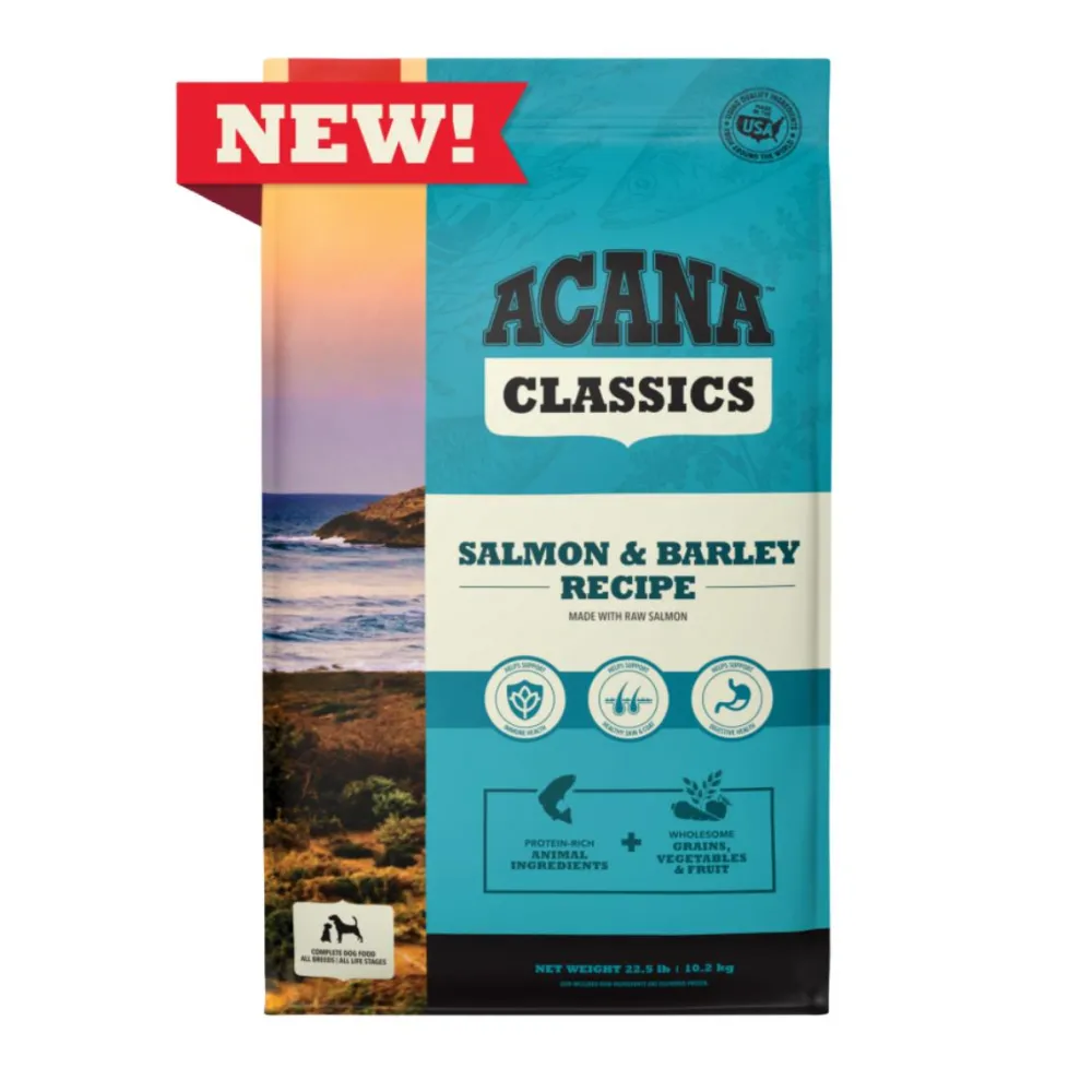 Acana Dry Food^Classics Salmon & Barley Recipe Dry Dog Food, 4-lb