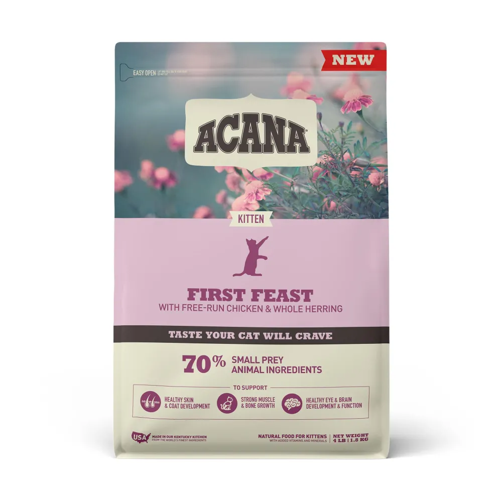Acana Dry Food^First Feast Kitten Dry Cat Food, 4-lb