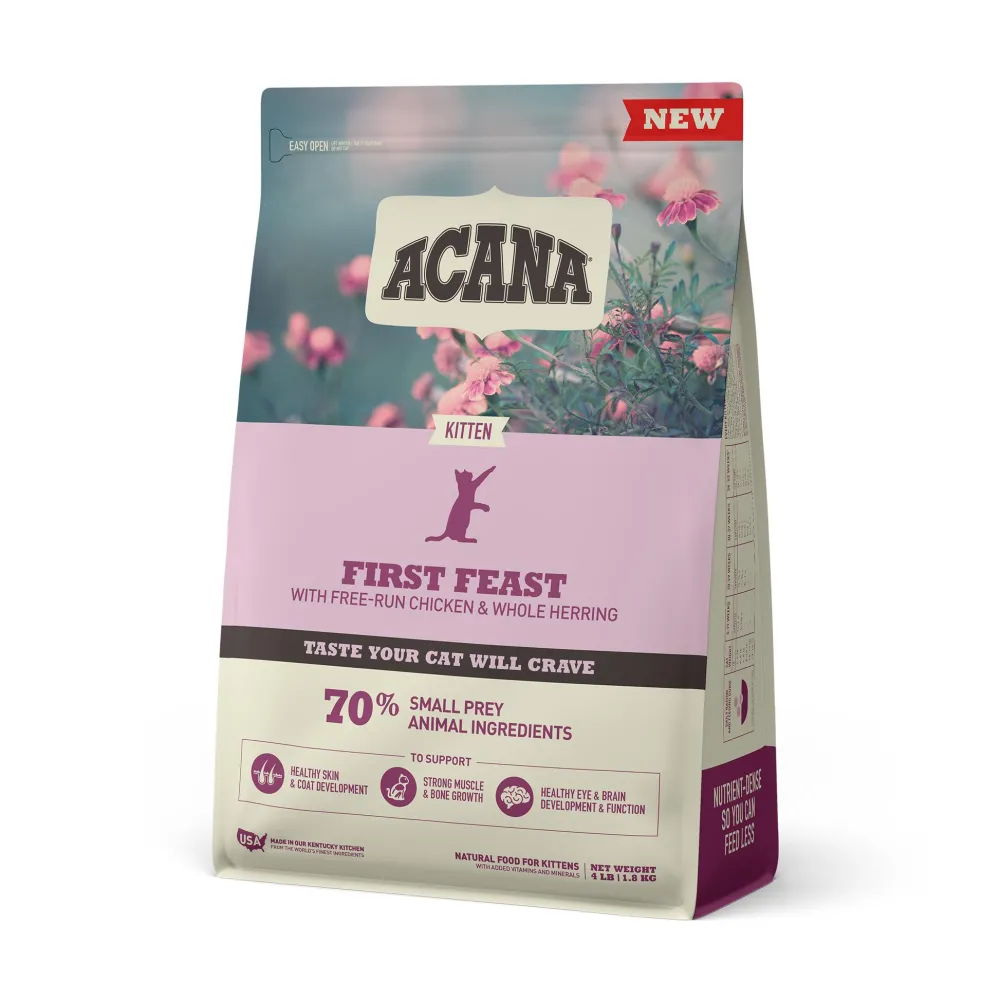 Acana Dry Food^First Feast Kitten Dry Cat Food, 4-lb