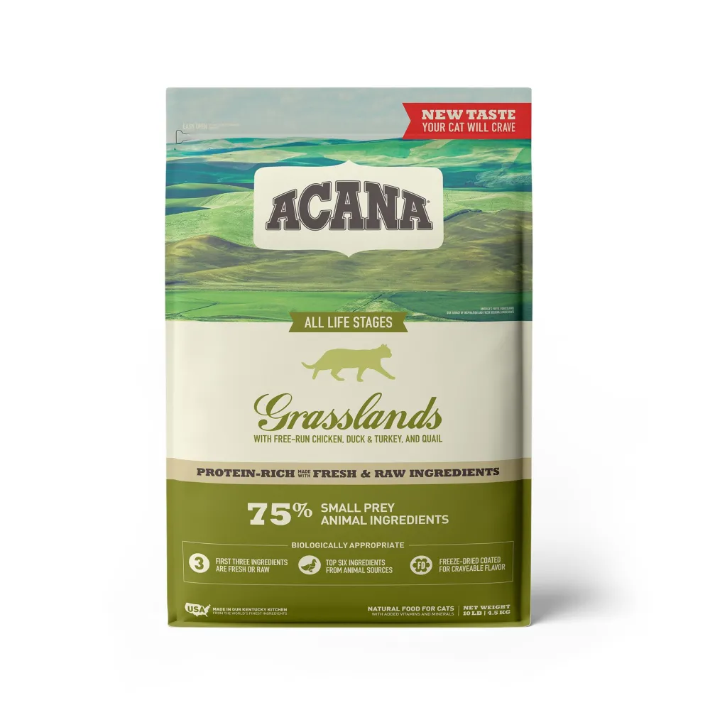 Acana Dry Food^Grasslands Grain-Free Dry Cat Food, 10-lb