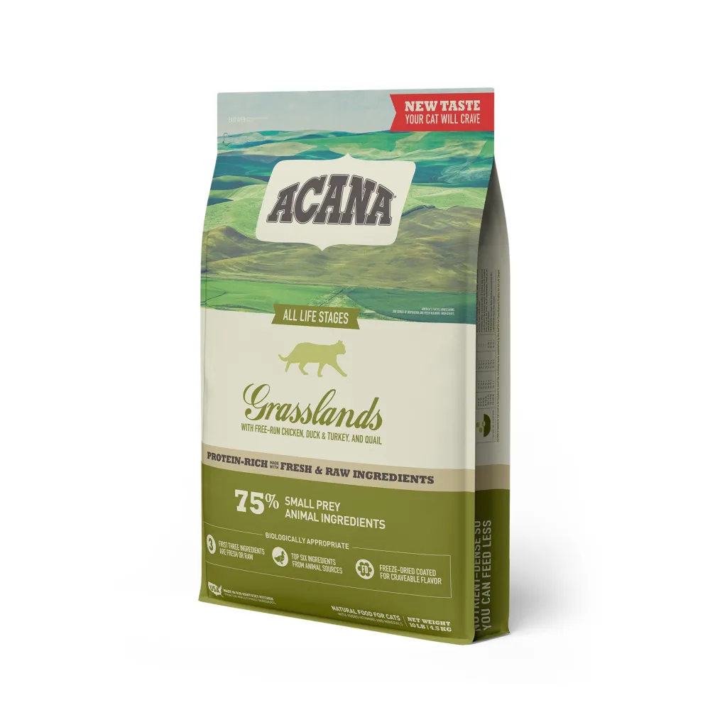 Acana Dry Food^Grasslands Grain-Free Dry Cat Food, 10-lb