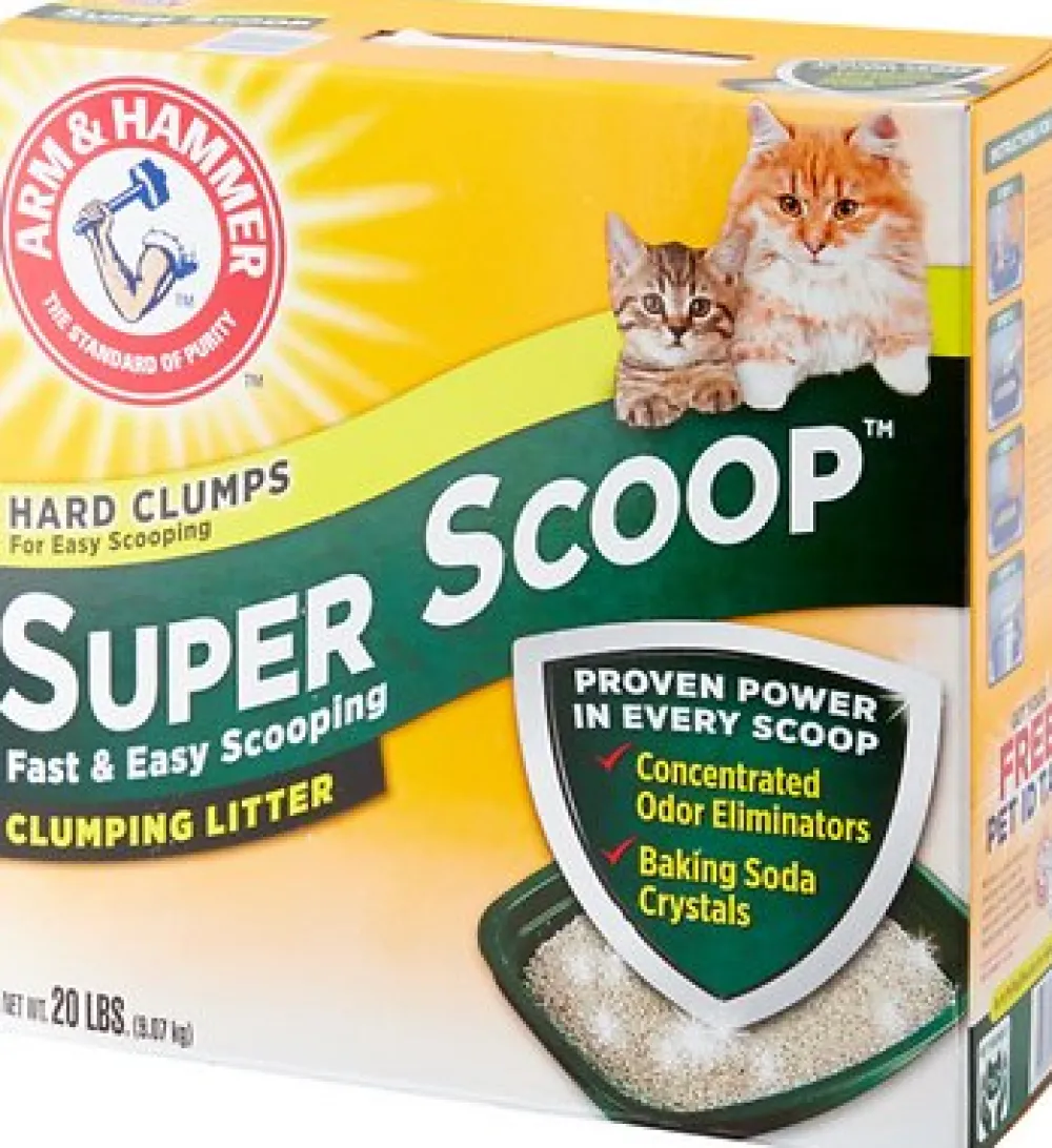 Arm & Hammer Litter & Accessories | Litter & Accessories^Litter Super Scoop Fresh Clean Scent Clumping Litter, 20-lb box