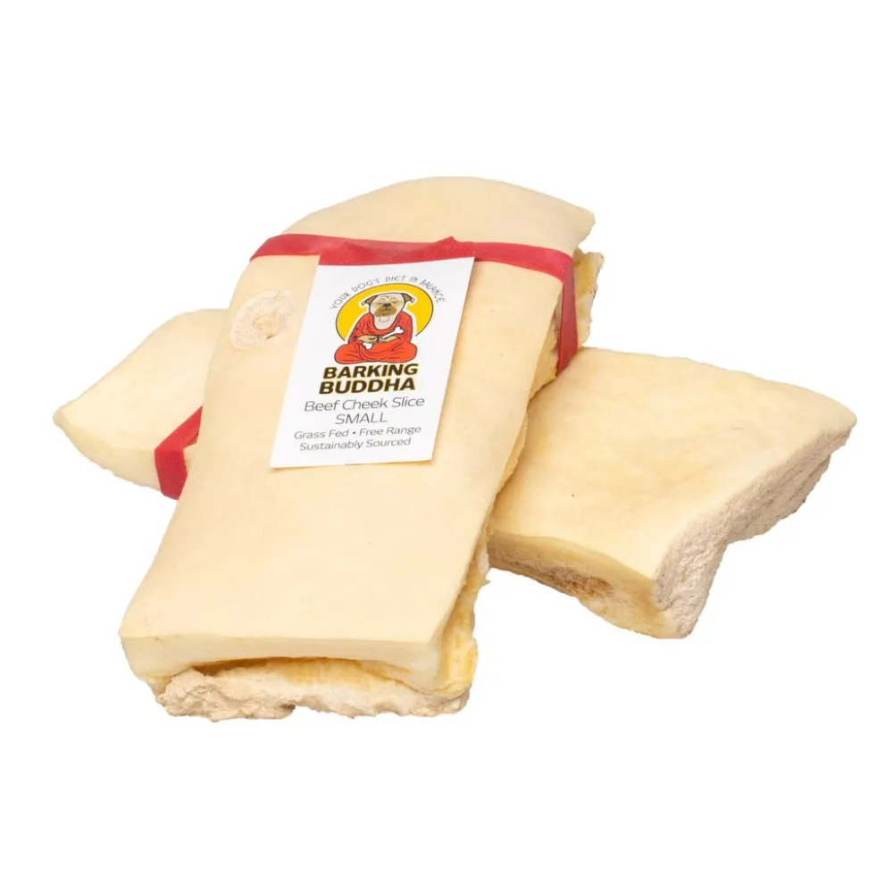 Barking Buddha Bully Sticks & Natural Chews^Beef Cheek Slices Dog Treats, Small