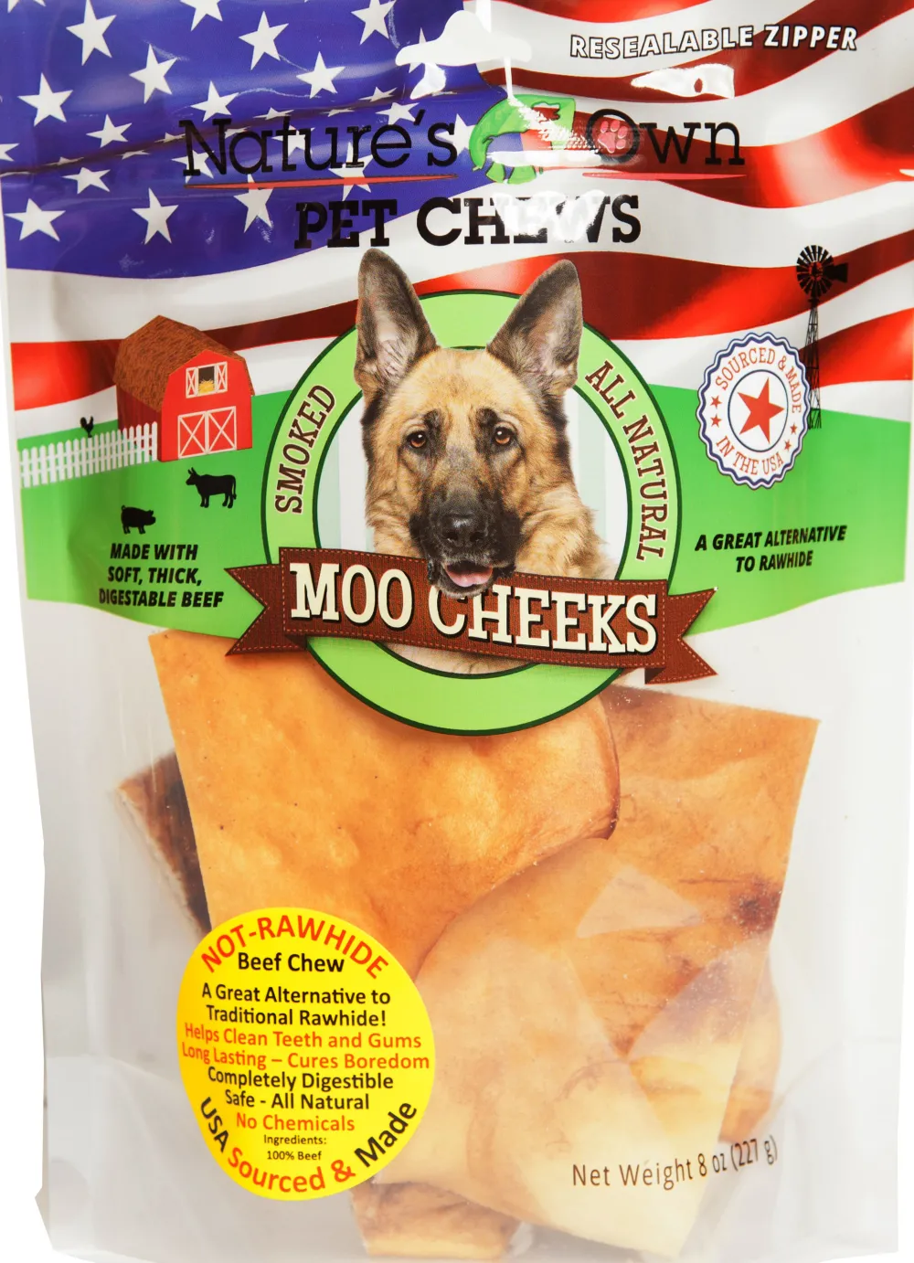 Best Buy Bones Bully Sticks & Natural Chews^Smoked Moo Cheeks Dog Treats, 8-oz
