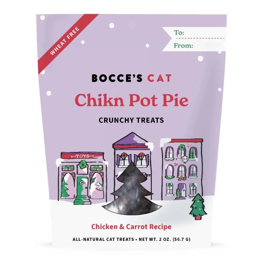 Bocce's Bakery Crunchy Treats^Chikn Pot Pie Cat Treats, 2-oz