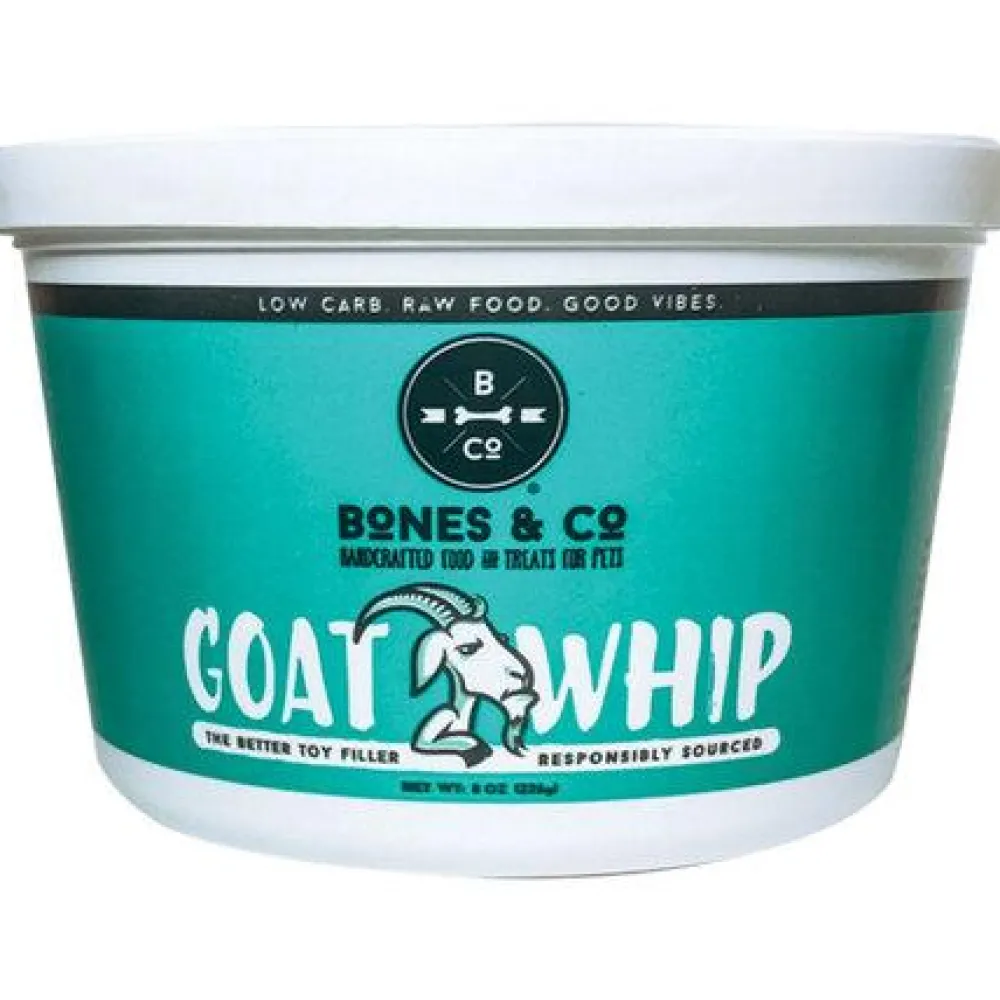 Bones & Co Frozen Treats | Food Toppings^Goat Whip Toy Filler for Dogs & Cats, 3.5-oz