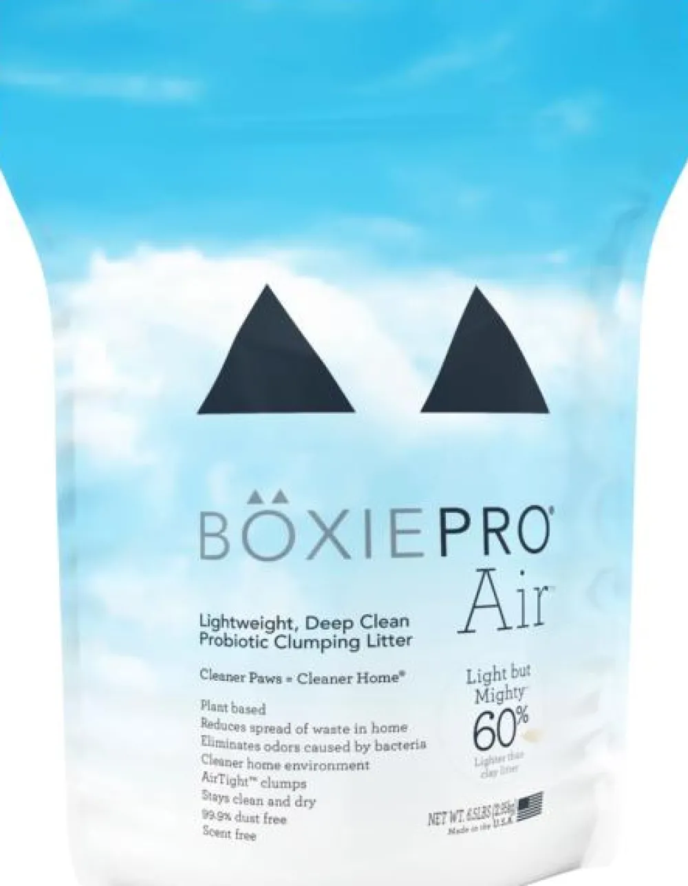 Boxiecat Litter & Accessories | Litter & Accessories^BoxiePro Air Lightweight Deep Clean Probiotic Clumping Cat Litter, 6.5-lb