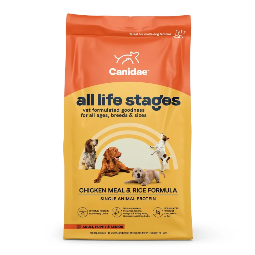 Canidae Dry Food^All Life Stages Chicken Meal & Rice Formula Dry Dog Food, 15-lb