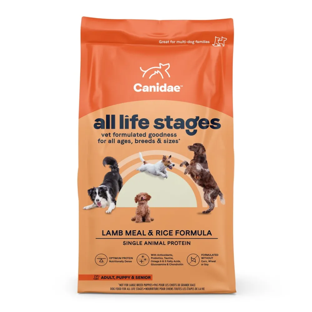 Canidae Dry Food^All Life Stages Lamb Meal & Rice Formula Dry Dog Food, 15-lb