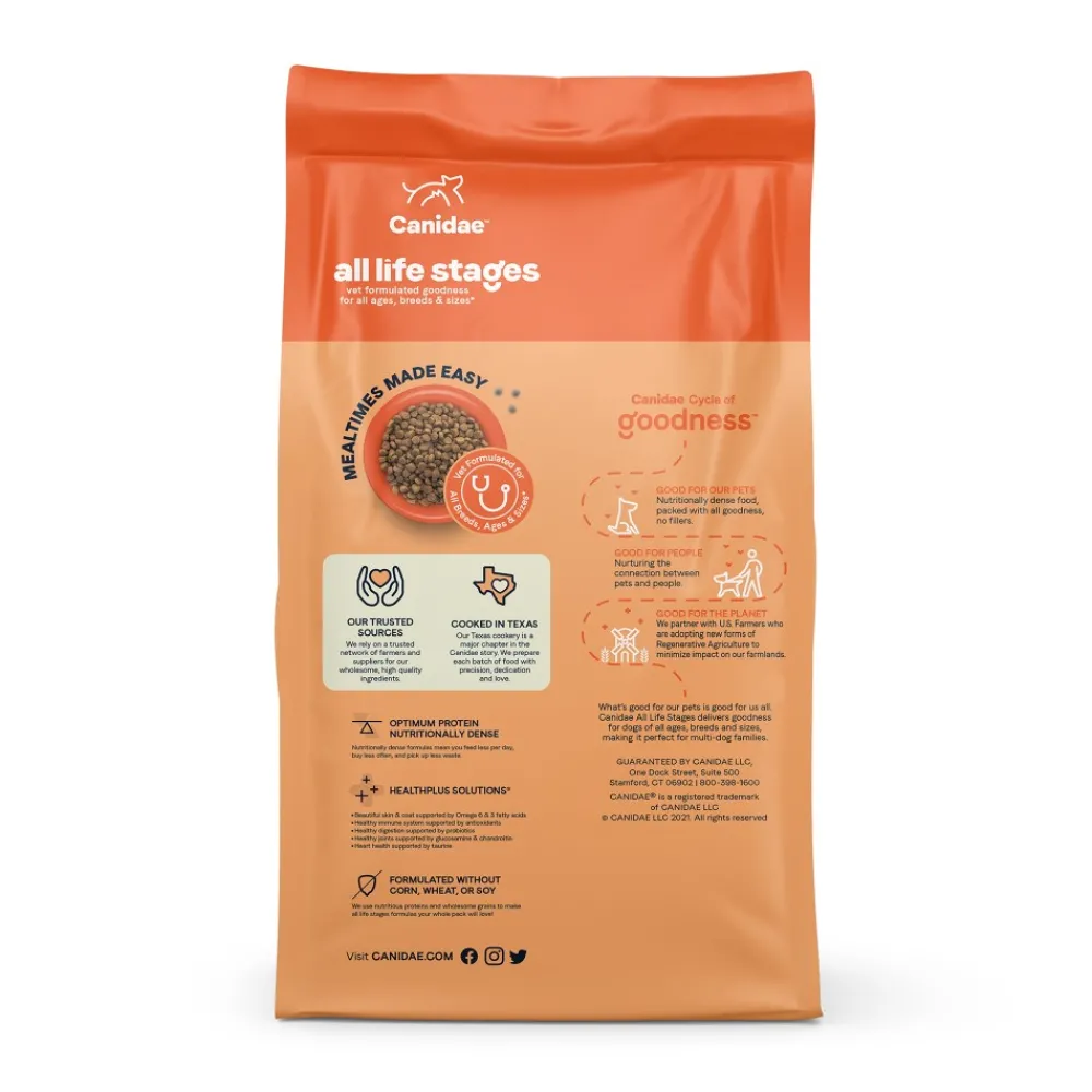 Canidae Dry Food^All Life Stages Lamb Meal & Rice Formula Dry Dog Food, 15-lb