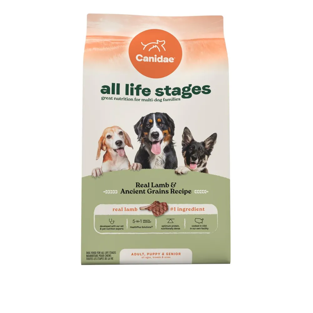 Canidae Dry Food^All Life Stages Real Lamb & Ancient Grains Dry Dog Food, 27-lb