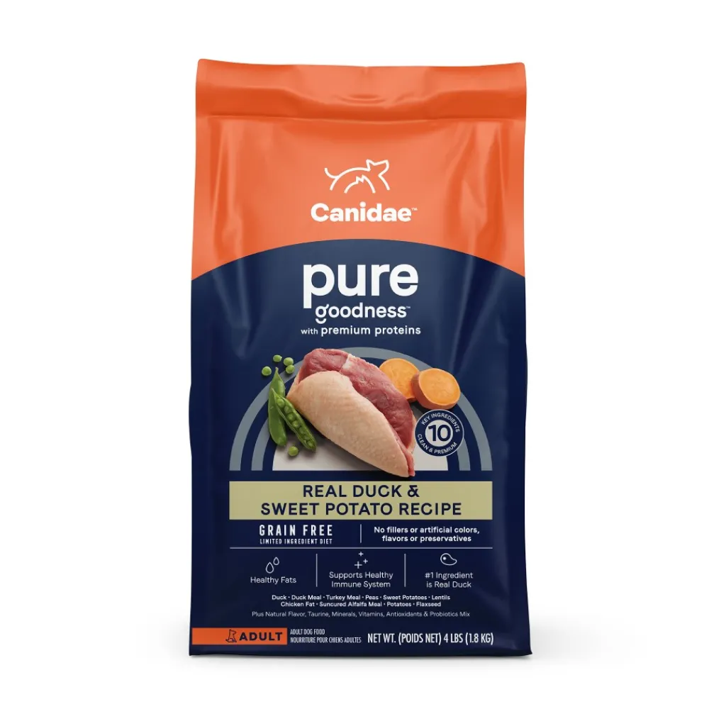 Canidae Dry Food^PURE Grain-Free Limited Ingredient Real Duck & Sweet Potato Dry Dog Food, 22-lb