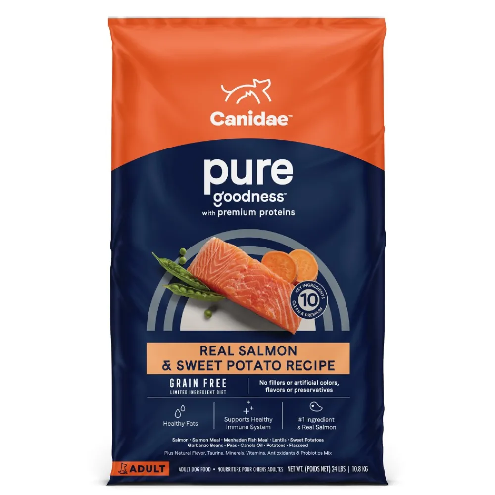 Canidae Dry Food^PURE Grain-Free Limited Ingredient Real Salmon & Sweet Potato Dry Dog Food, 22-lb
