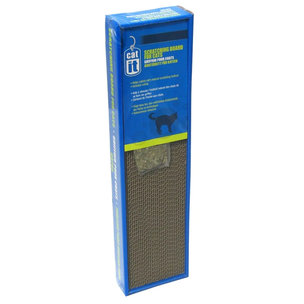 Catit Toys | Toys^Scratching Board with Catnip for Cats