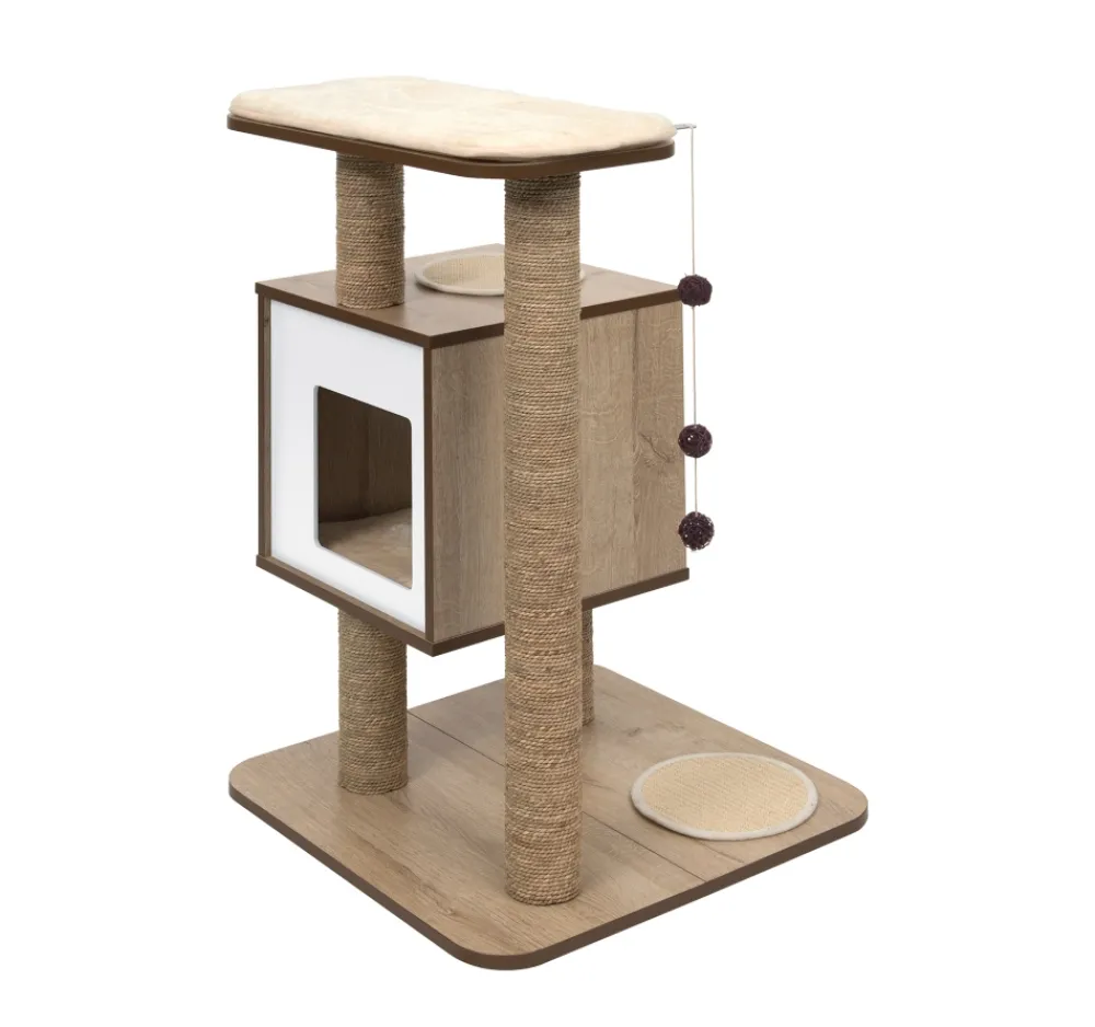 Catit Toys | Toys^Vesper Base Cat Tree, Oak