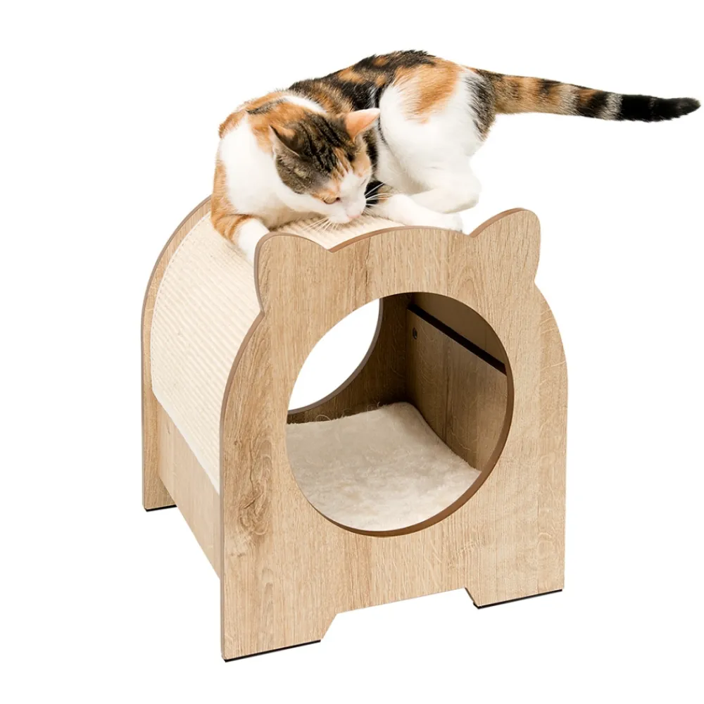 Catit Trees, Condos & Scratchers | Trees, Condos & Scratchers^Vesper Minou Cat Sratcher and Hideout