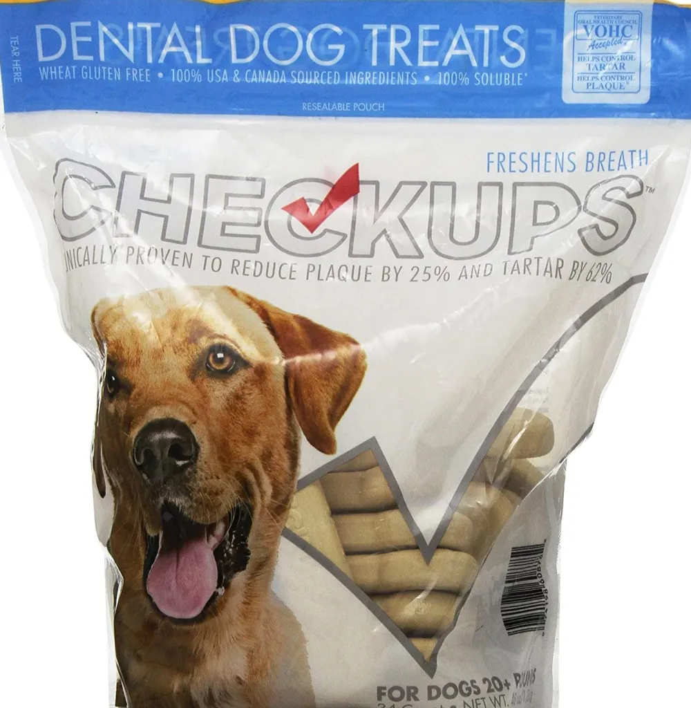 Checkups Dental & Hard Chews^Dental Dog Treats, 48-oz