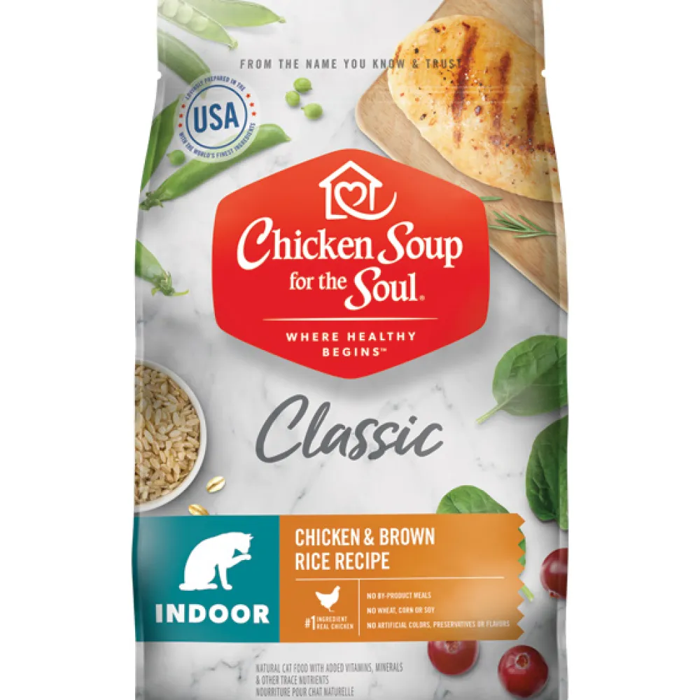 Chicken Soup Dry Food^for the Soul Classic Indoor Chicken & Brown Rice Dry Cat Food, 4.5-lb