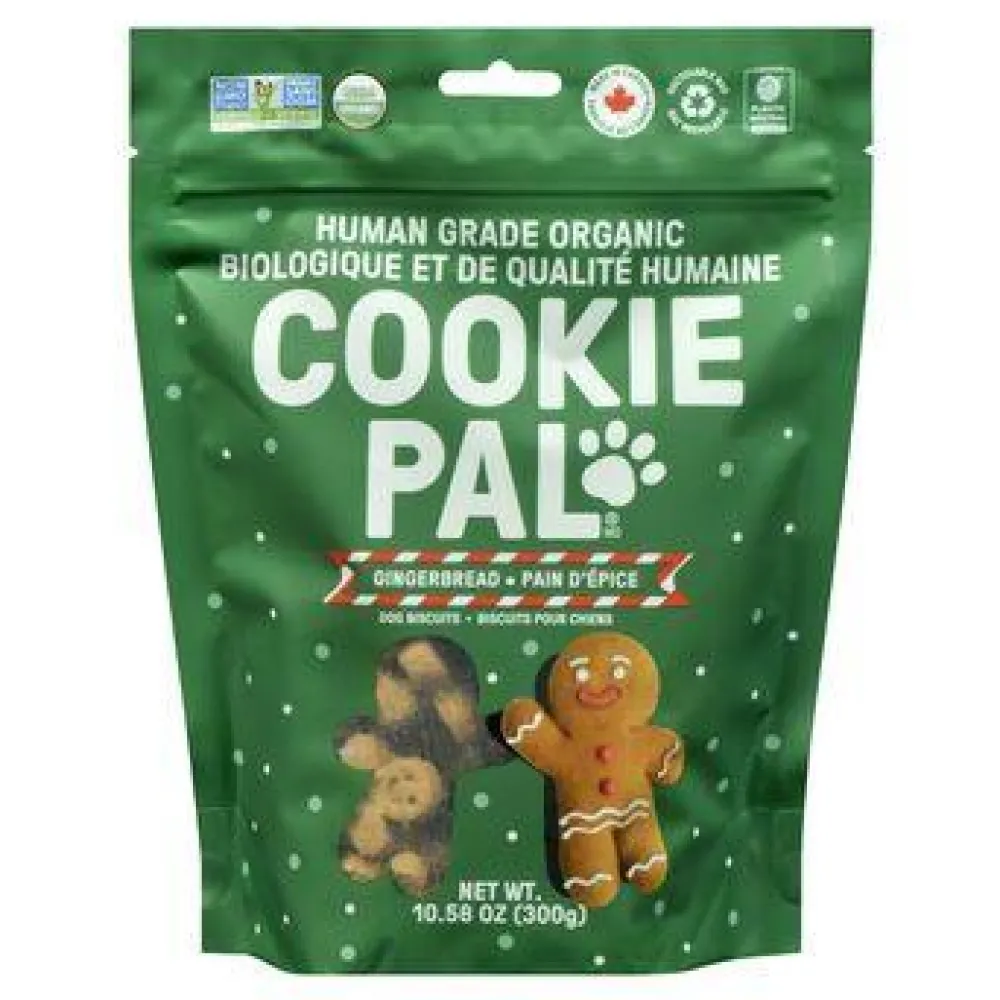Cookie Pal Biscuits & Crunchy Treats^Holiday Gingerbread Dog Treats, 908-gram