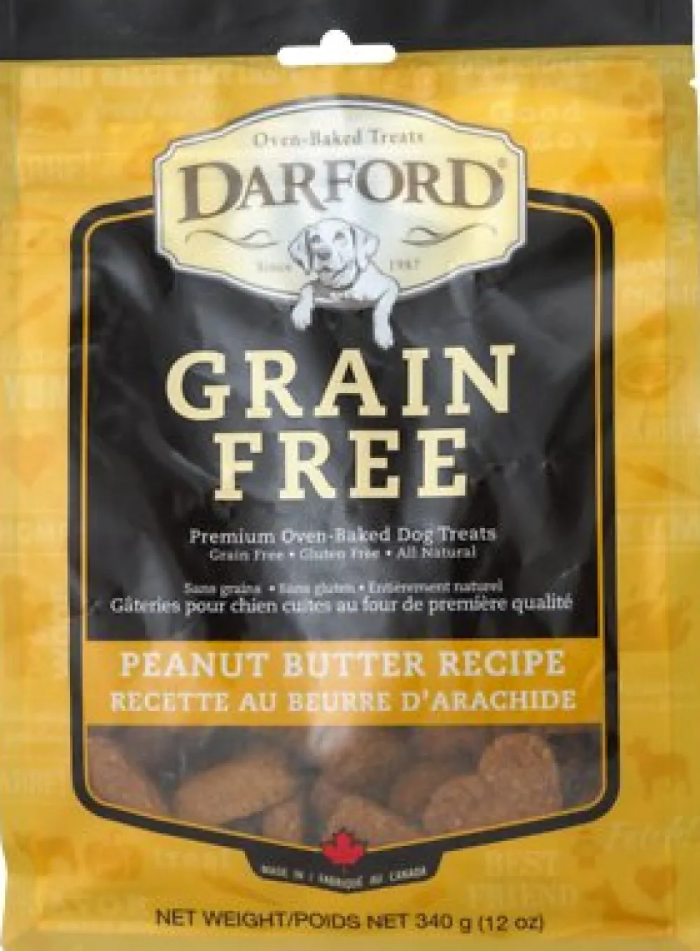 Darford Biscuits & Crunchy Treats^Peanut Butter Recipe Grain-Free Dog Treats, 12-oz