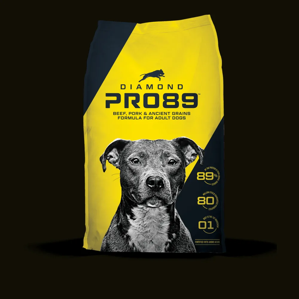 Diamond Dry Food^Pro89 Beef, Pork & Ancient Grains Dry Dog Food, 40-lb