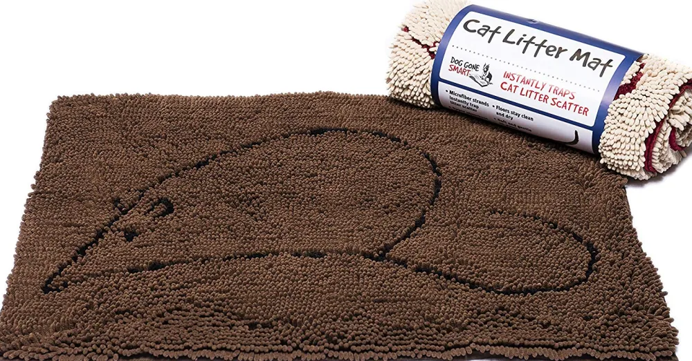 Dog Gone Smart Litter & Accessories | Litter & Accessories^Cat Litter Mat, Brown