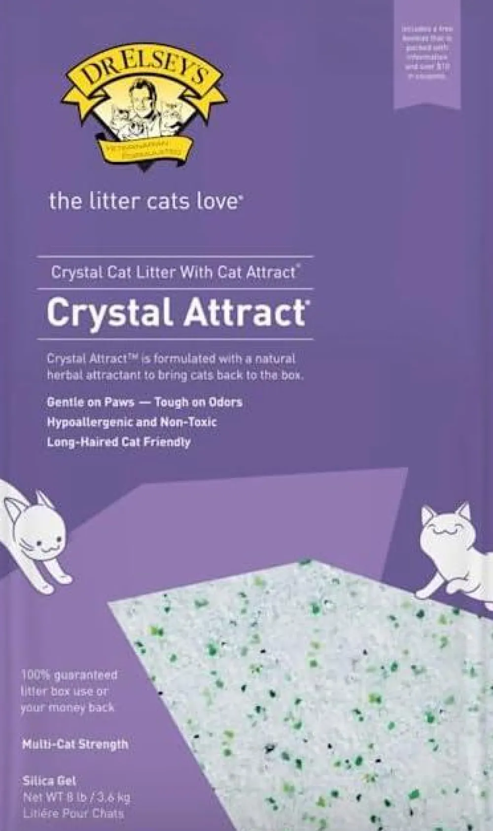 Dr. Elsey's Litter & Accessories | Litter & Accessories^Crystal Attract Silica Cat Litter, 8-lb