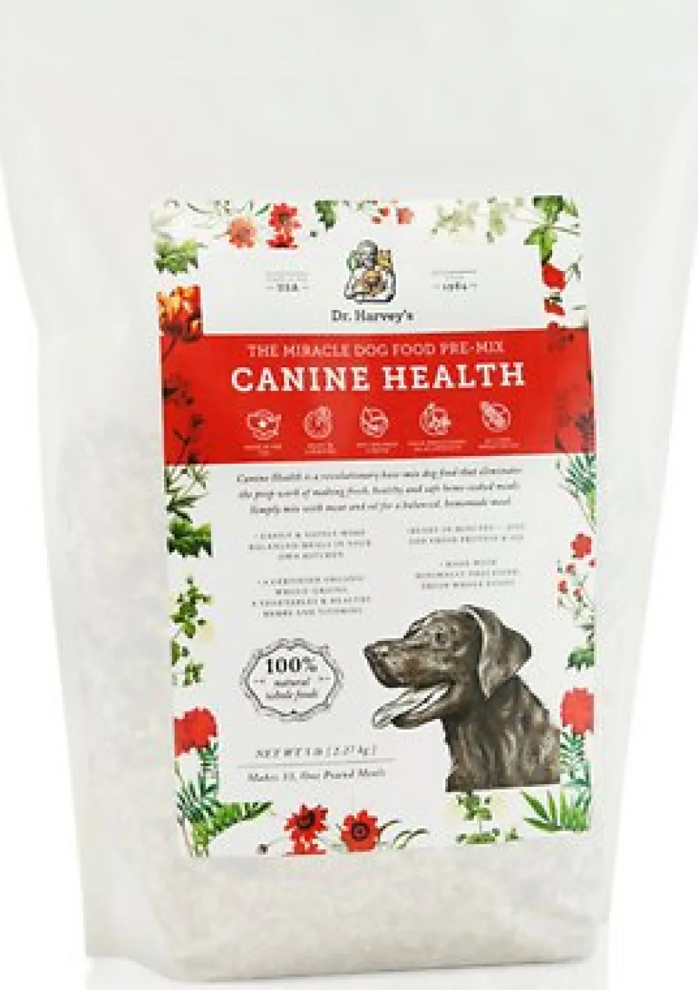Dr. Harvey's Freeze-Dried Food^Canine Health-The Miracle Dog Food Pre-Mix, 5-lb