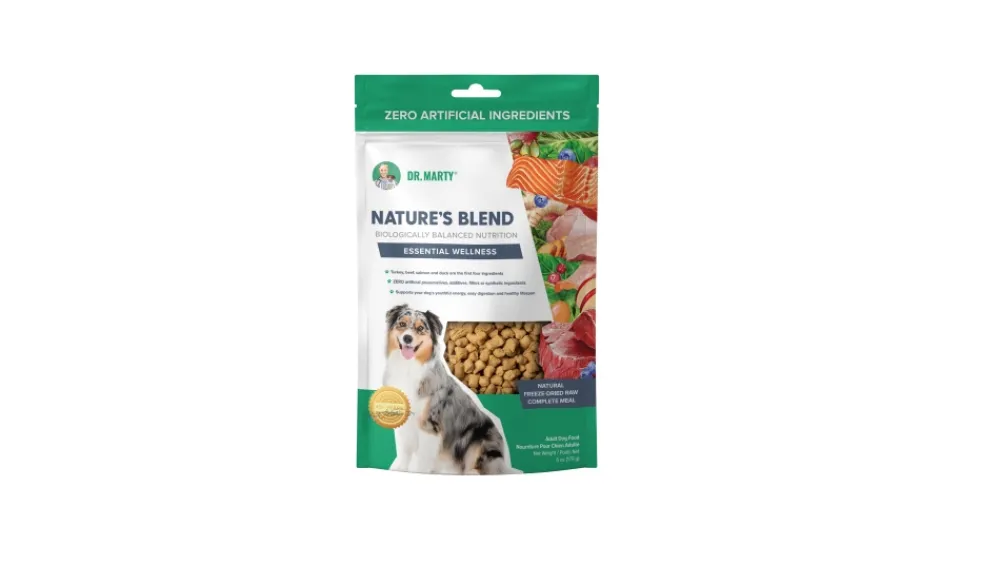 Dr. Marty Freeze-Dried Food^Nature's Blend Essential Wellness Freeze-Dried Dog Food, 6-oz