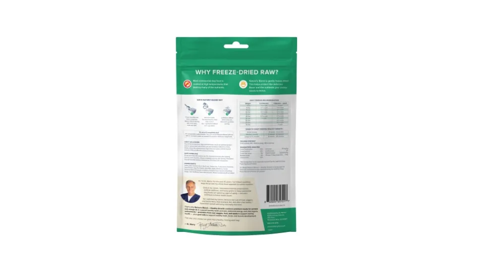 Dr. Marty Freeze-Dried Food^Nature's Blend Healthy Growth Freeze-Dried Dog Food, 6-oz
