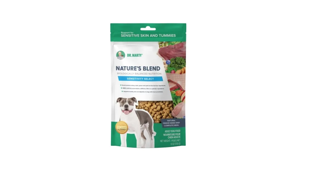 Dr. Marty Freeze-Dried Food^Nature's Blend Sensitivity Select Freeze-Dried Dog Food, 6-oz