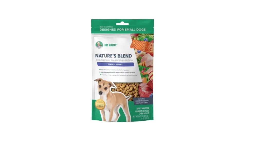 Dr. Marty Freeze-Dried Food^Nature's Blend Small Breed Freeze-Dried Dog Food, 6-oz