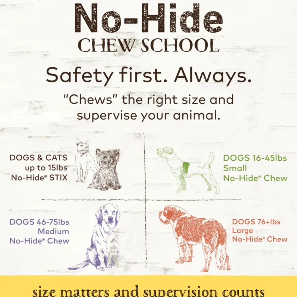 Earth Animal Bully Sticks & Natural Chews^No-Hide Peanut Butter Stix Chew Dog Treat, 1-count