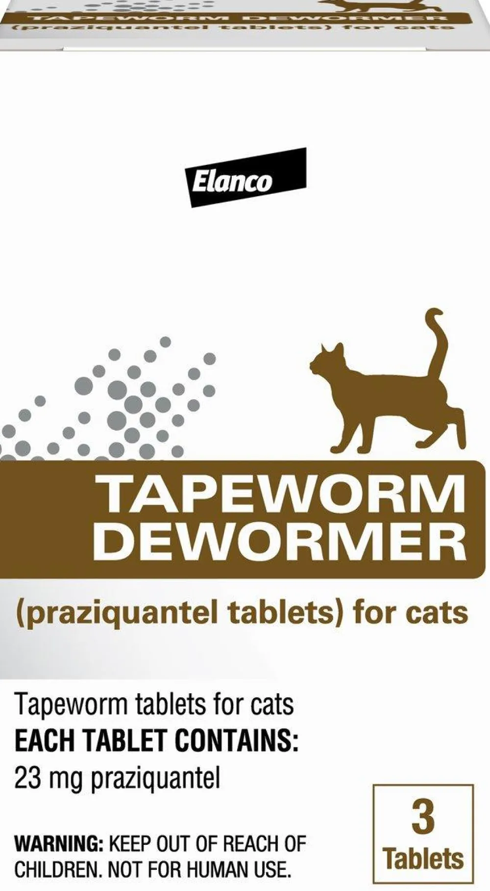 Elanco Healthcare | Healthcare^Tapeworm De-Wormer for Cats, 3-count