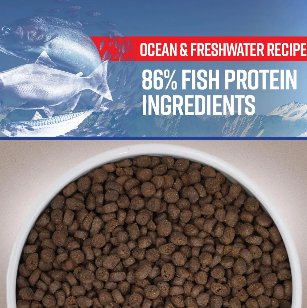 Essence Pet Foods Dry Food^Essence Ocean & Freshwater Grain-Free Dry Cat Food, 4-lb