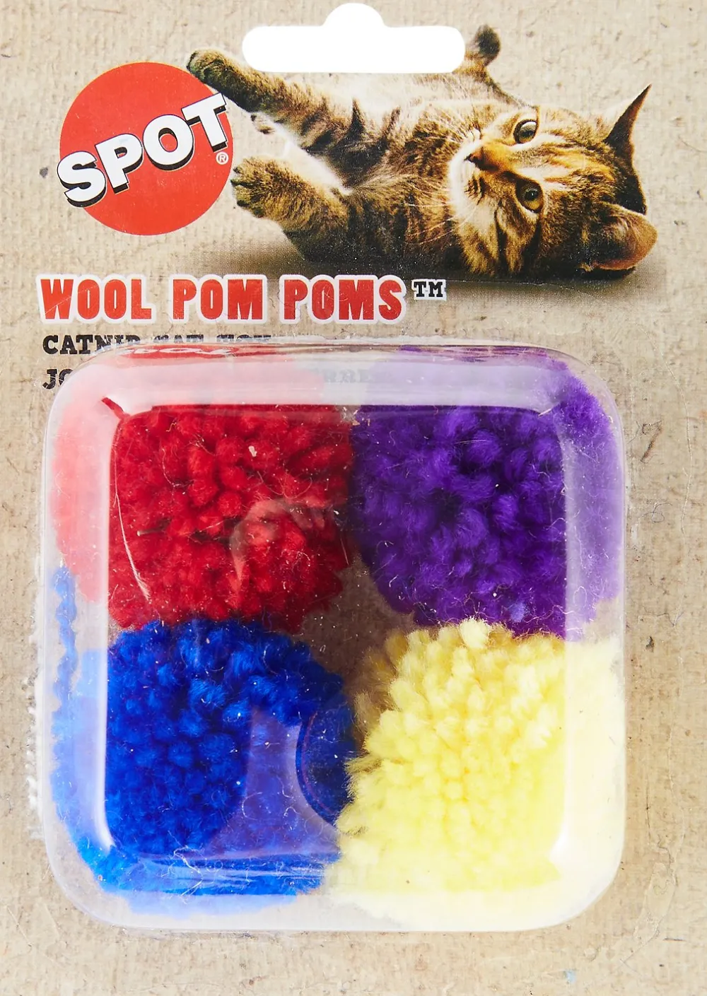 Ethical Products, Inc. Toys | Toys^Ethical Pet Wool Pom Poms with Catnip Cat Toy
