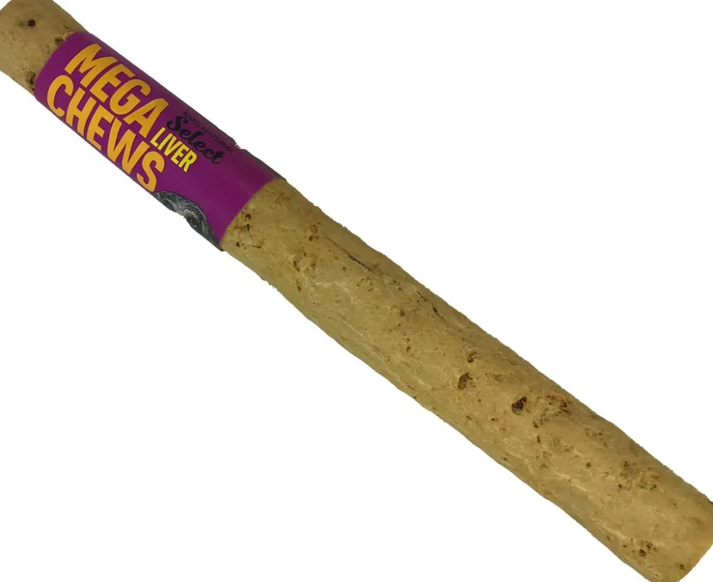 Etta Says! Bully Sticks & Natural Chews^Select Mega 10" Liver Chews Dog Treat, 1-count
