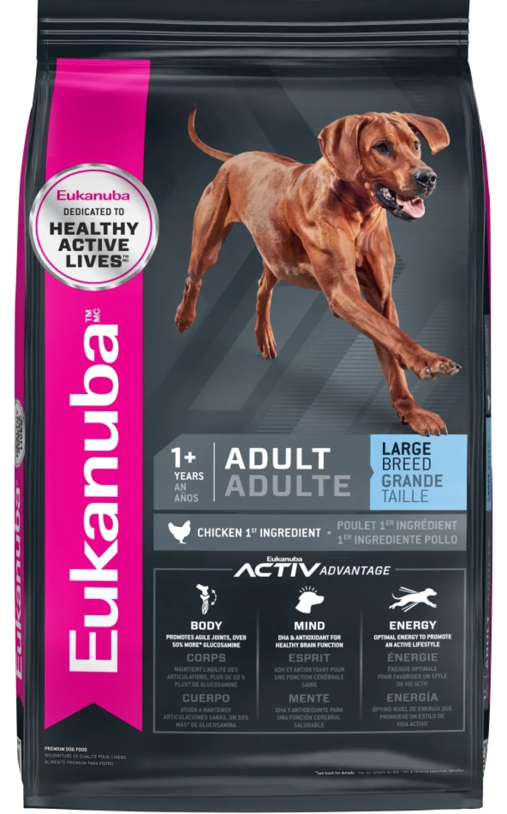 Eukanuba Dry Food^Adult Large Breed Chicken 1st Ingredient Dry Dog Food, 16-lb