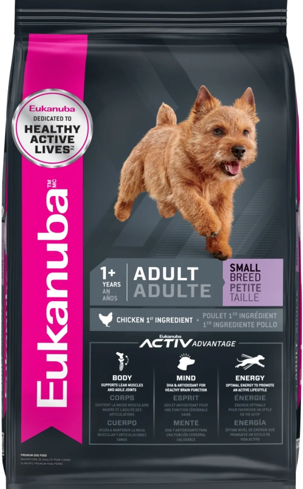 Eukanuba Dry Food^Adult Small Breed Chicken 1st Ingredient Dry Dog Food, 15-lb