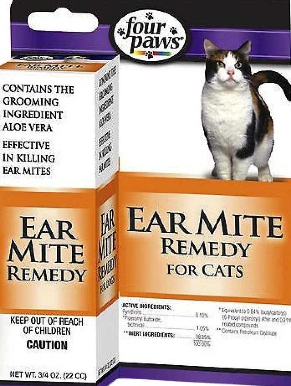Four Paws Healthcare | Healthcare^Ear Mite Cat Remedy, 0.75-oz