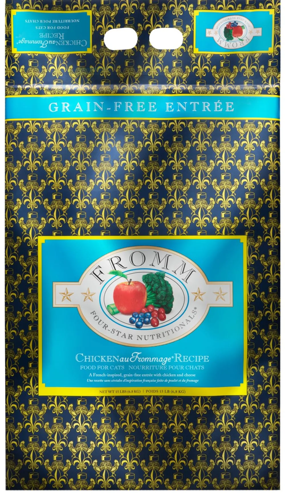 Fromm Dry Food^Four-Star Nutritionals Chicken Au age Dry Cat Food, 4-lb