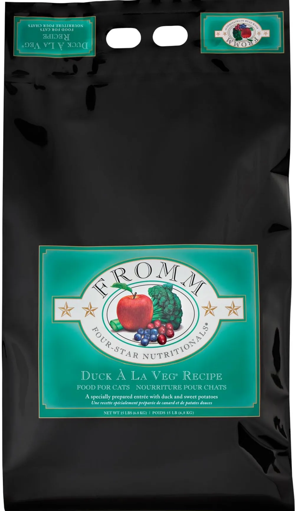 Fromm Dry Food^Four-Star Nutritionals Duck A La Veg Dry Cat Food, 4-lb