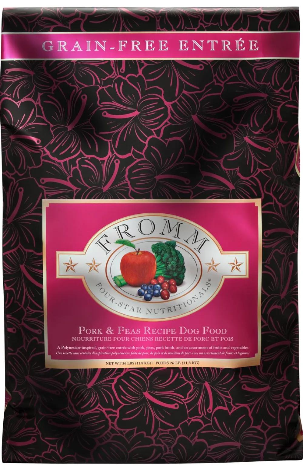 Fromm Dry Food^Four-Star Nutritionals Pork & Peas Dry Dog Food, 4-lb