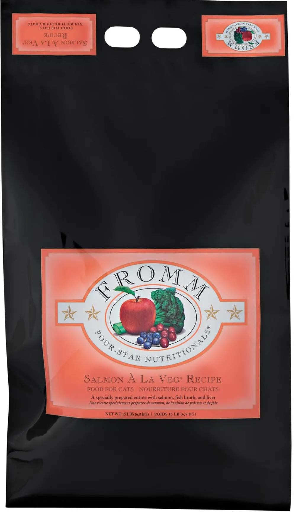 Fromm Dry Food^Four-Star Nutritionals Salmon A La Veg Dry Cat Food, 4-lb