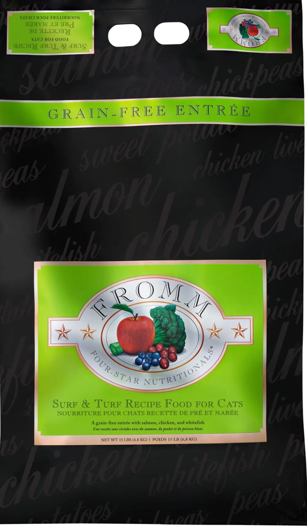 Fromm Dry Food^Four-Star Nutritionals Surf & Turf Dry Cat Food, 4-lb
