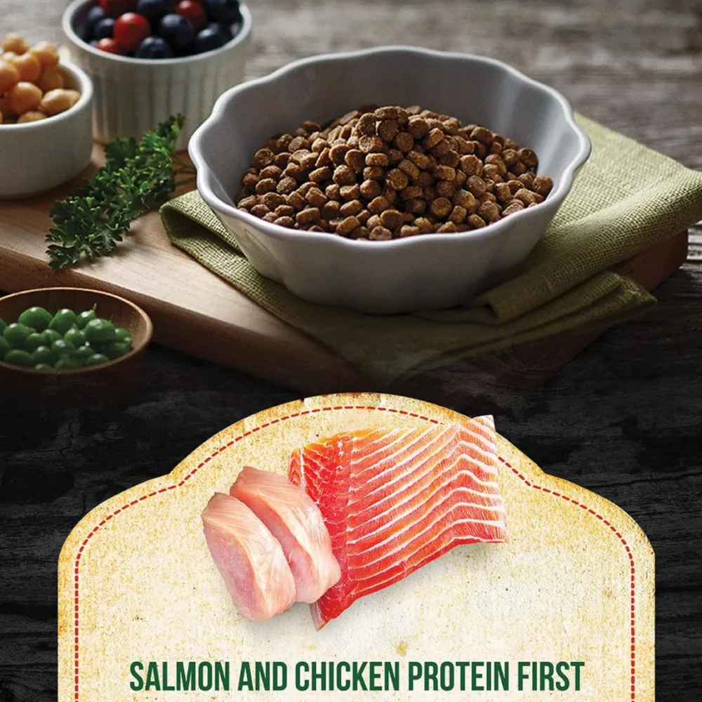 Fussie Cat Dry Food^Market Fresh Salmon & Chicken Recipe Grain-Free Dry Cat Food, 2-lb