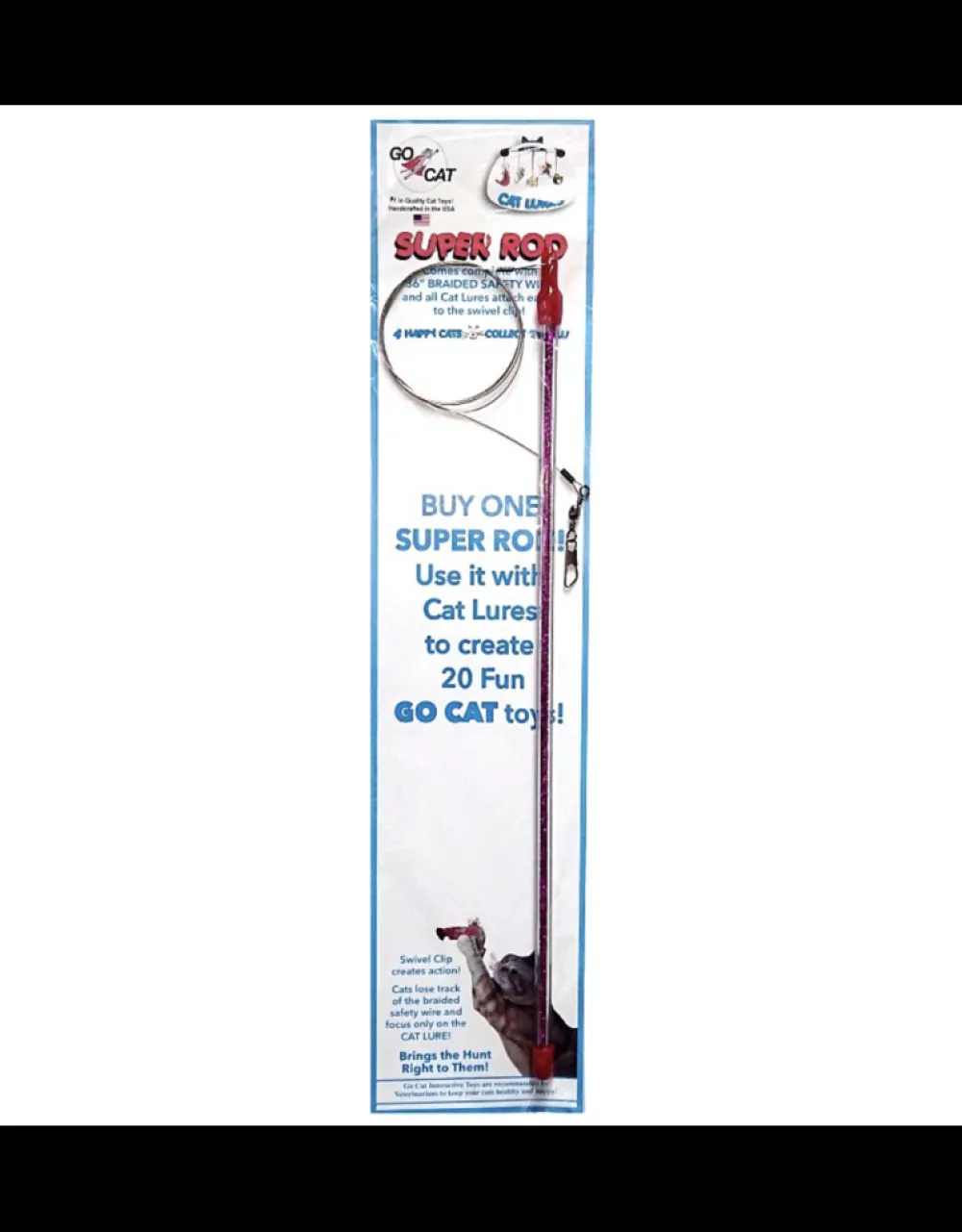 Go Cat Toys | Toys^Da Super Rod Cat Toy