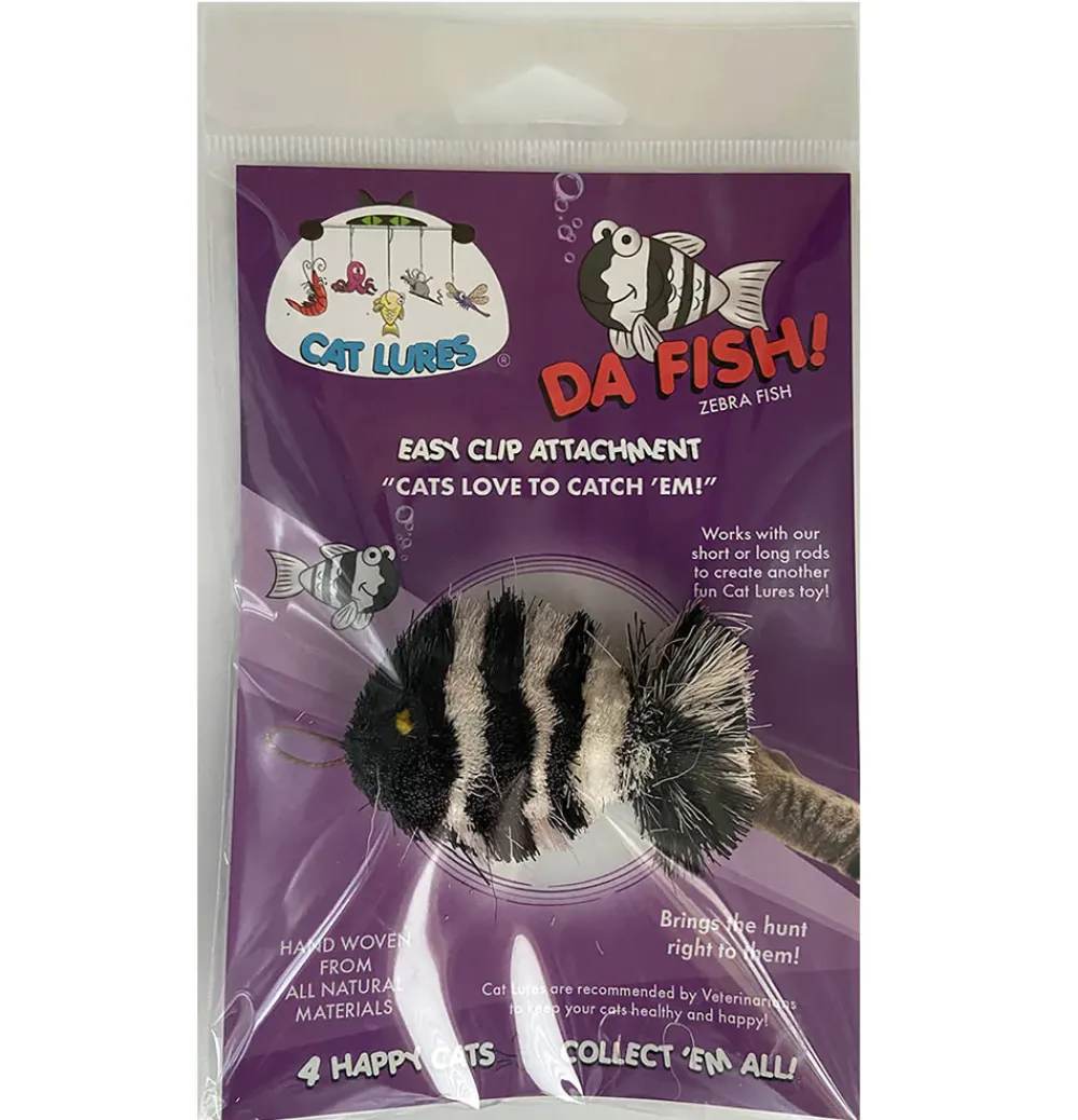 Go Cat Toys | Toys^Da Zebra Fish Lure Refill Cat Toy