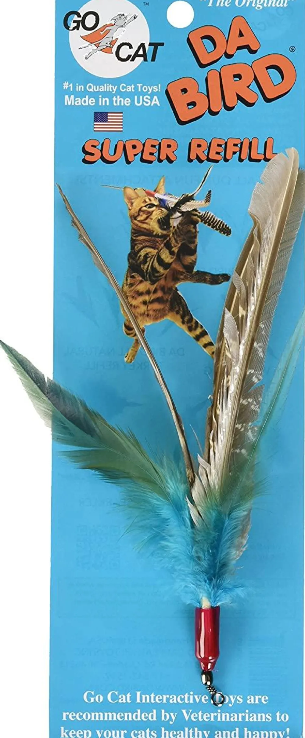 Go Cat Toys | Toys^GoCat Da Bird Feather Super Refill Cat Toy